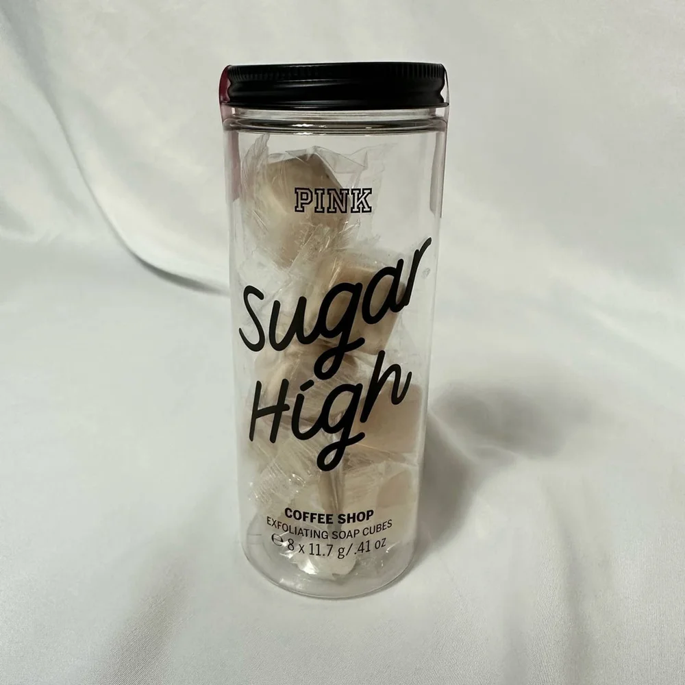 NWT PINK Sugar High Exfoliating Soap Cubes